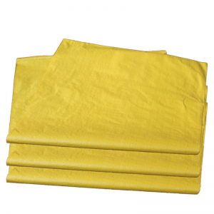 Yellow color printed 50-70gsm 25kg/30kg/50kg plastic pp woven agricultural corn fodder