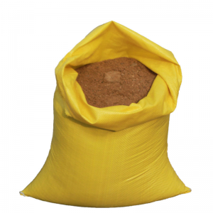 Yellow color printed 50-70gsm 25kg/30kg/50kg plastic pp woven agricultural corn fodder