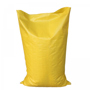 Yellow color printed 50-70gsm 25kg/30kg/50kg plastic pp woven agricultural corn fodder