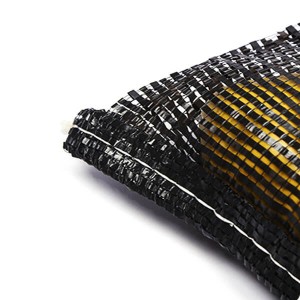 Black PP Woven Mesh Bag For Onions